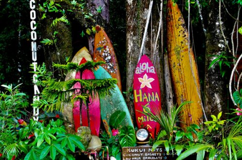 red yellow and green wooden cross